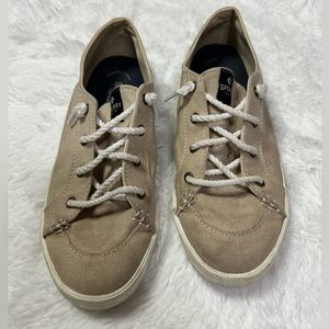 Sperry top slider tan size 9 women